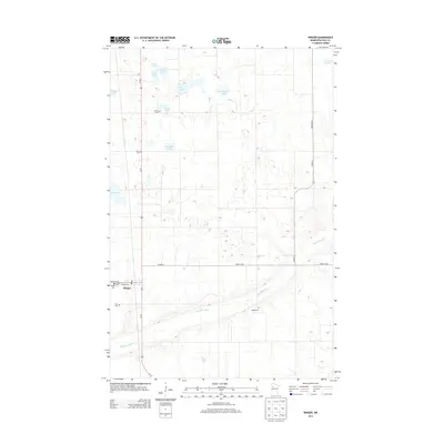 2013 Map of Winger, 2013 Print