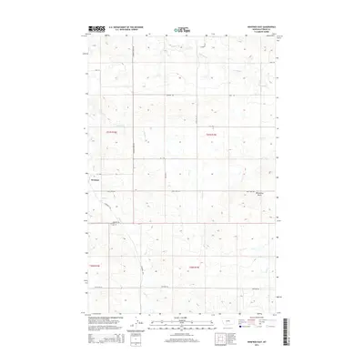 2014 Map of Winifred East, 2014 Print