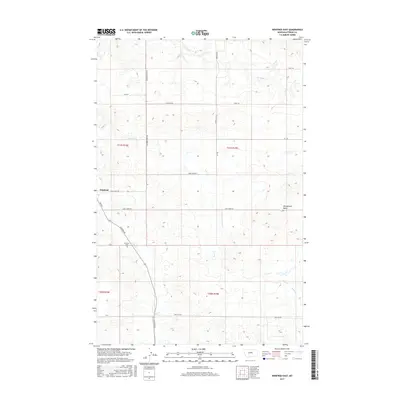 2017 Map of Winifred East, 2017 Print