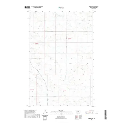 2020 Map of Winifred East, 2020 Print