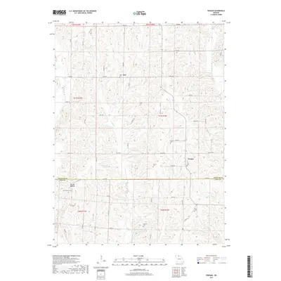 2017 Map of Winigan, 2017 Print