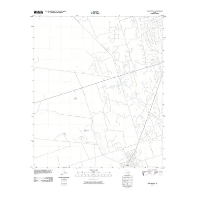 2010 Map of Wink North, 2010 Print