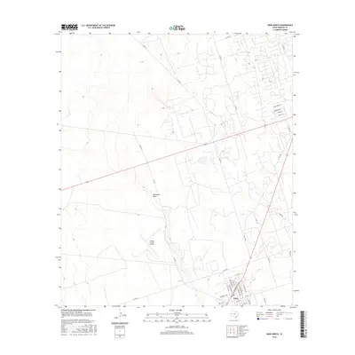 2016 Map of Wink North, 2016 Print