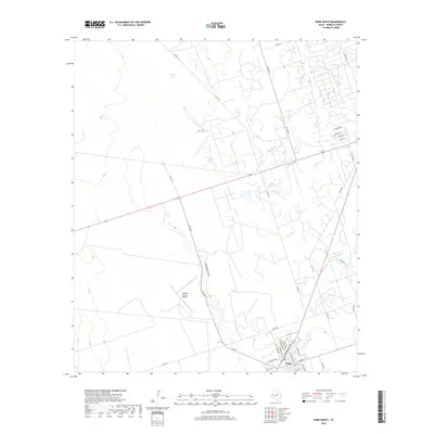 2019 Map of Wink North, 2019 Print