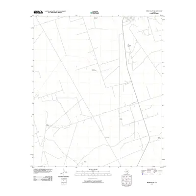 2010 Map of Wink South, 2010 Print