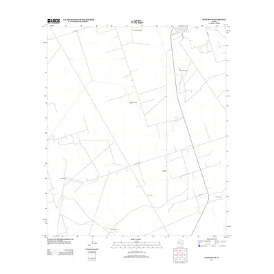 2013 Map of Wink South, 2013 Print