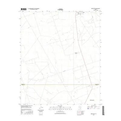 2016 Map of Wink South, 2016 Print