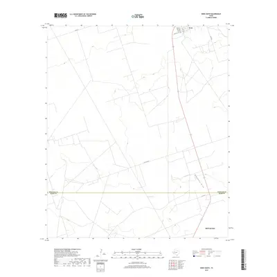2019 Map of Wink South, 2019 Print