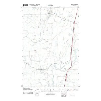 2011 Map of Winlock, 2011 Print