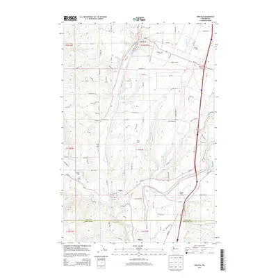 2013 Map of Winlock, 2013 Print