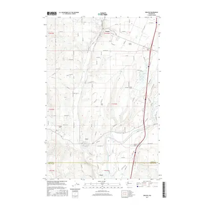 2017 Map of Winlock, 2017 Print