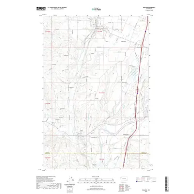 2020 Map of Winlock, 2020 Print