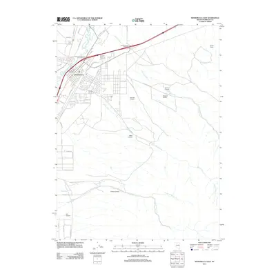 2011 Map of Winnemucca East, 2011 Print