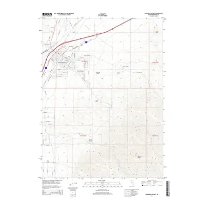 2014 Map of Winnemucca East, 2014 Print