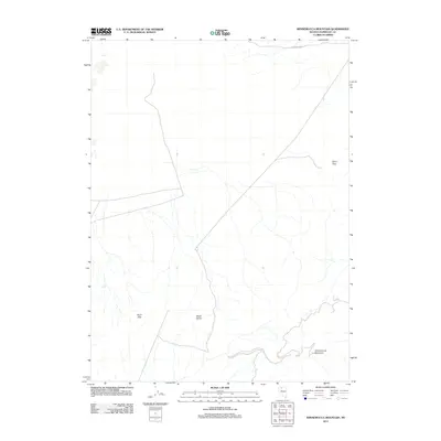 2011 Map of Winnemucca Mountain, 2011 Print