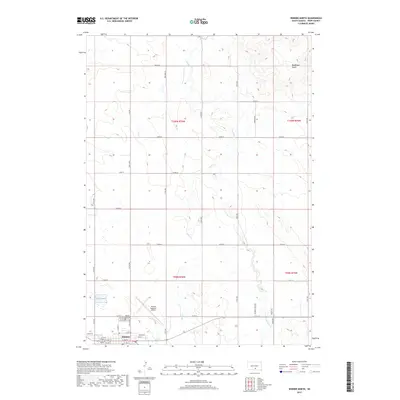 2017 Map of Winner North, 2017 Print