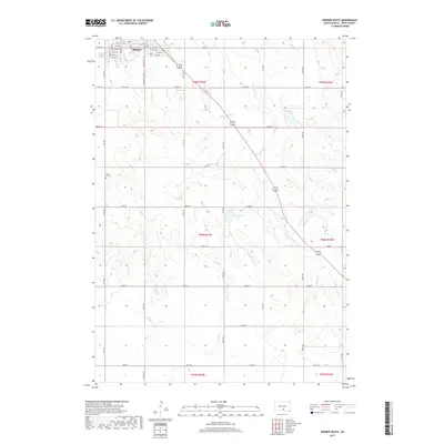 2017 Map of Winner South, 2017 Print