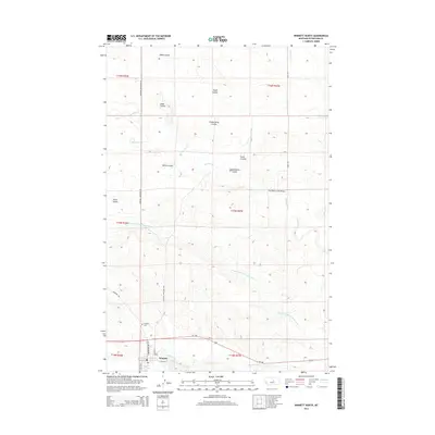 2014 Map of Winnett North, 2014 Print
