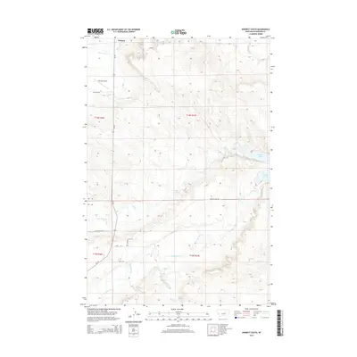 2014 Map of Winnett South, 2014 Print
