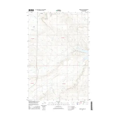 2017 Map of Winnett South, 2017 Print