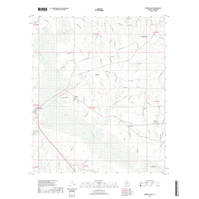 2018 Map of Winnfield East, 2018 Print