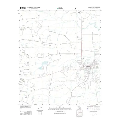 2012 Map of Winnfield West, 2012 Print