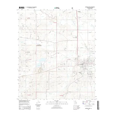 2015 Map of Winnfield West, 2015 Print
