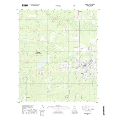 2020 Map of Winnfield West, 2020 Print