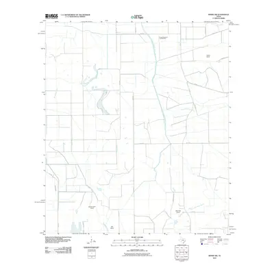 2010 Map of Winnie NW, 2010 Print