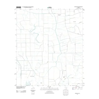 2013 Map of Winnie NW, 2013 Print