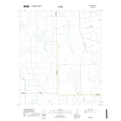 2019 Map of Winnie NW, 2019 Print