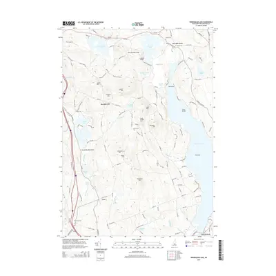 2015 Map of Winnisquam Lake, 2015 Print