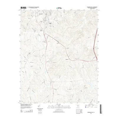 2014 Map of Winnsboro Mills, 2014 Print