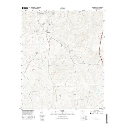 2017 Map of Winnsboro Mills, 2017 Print