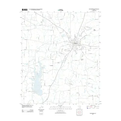 2012 Map of Winnsboro, 2012 Print