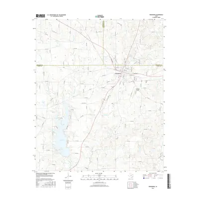 2016 Map of Winnsboro, 2016 Print