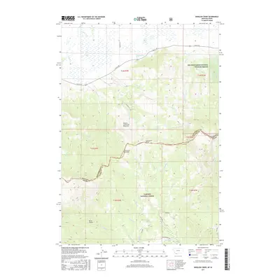 2017 Map of Winslow Creek, 2017 Print
