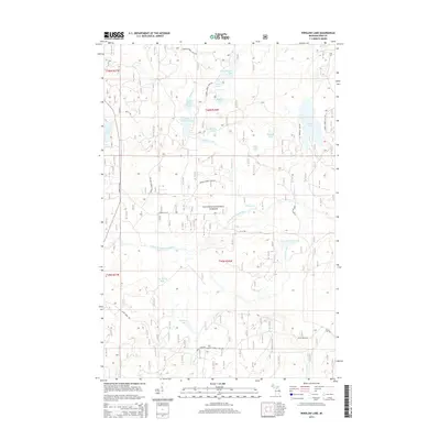 2014 Map of Winslow Lake, 2014 Print
