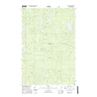 2017 Map of Winslow Lake, 2017 Print