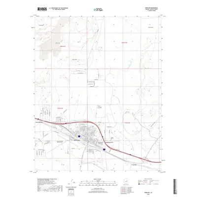 2018 Map of Winslow, 2018 Print