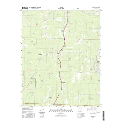 2017 Map of Winslow, 2017 Print