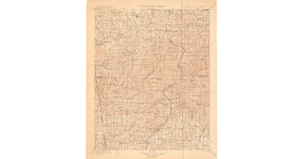 1900 1909 Maps of Dyer AR Pastmaps - Winslow Washington County Ar Usgs Topo 1901 Og 1200x630 