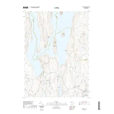 2021 Map of Winsor Dam, 2021 Print