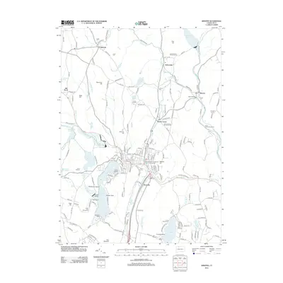 2012 Map of Winsted, 2012 Print