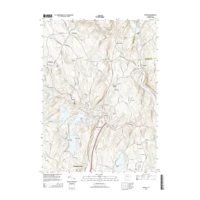 2015 Map of Winsted, 2015 Print