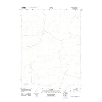 2012 Map of Winter Fat Reservoir, 2012 Print