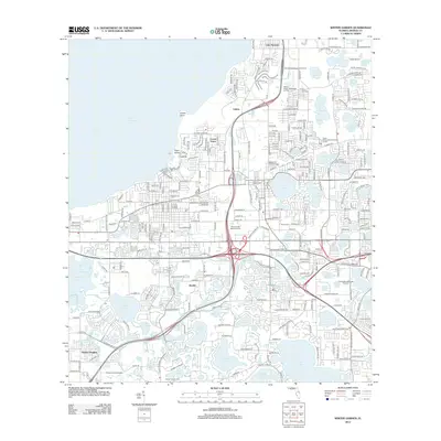 2012 Map of Winter Garden, 2012 Print
