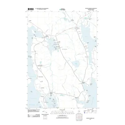 2011 Map of Winter Harbor, 2011 Print