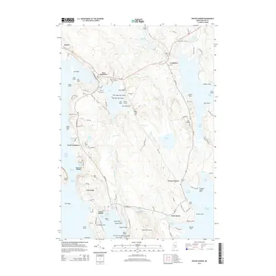 2014 Map of Winter Harbor, 2014 Print