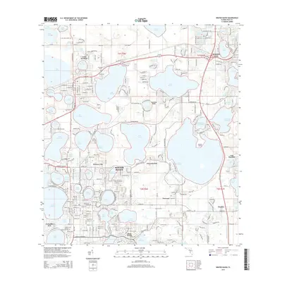 2015 Map of Winter Haven, 2015 Print